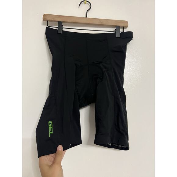 Canari Black GEL Padded Cycling Triathlon Compression Shorts Mens Large L - Picture 1 of 5